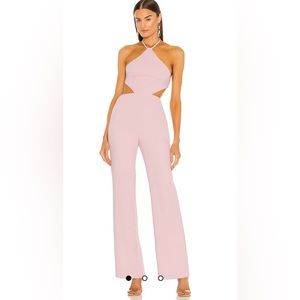 Revolve Jumpsuit in Rose Pink